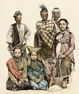 Embroidery Gallery: Natives of Malaysia and the Celebes