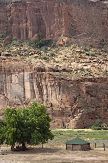 Navajo hogan on the Navajo Nation reservation