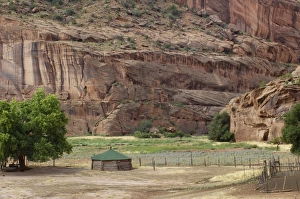 Arizona Prints: Navajo hogan on the Navajo Nation reservation