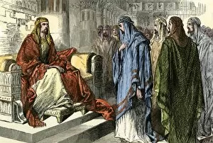 Royal Court Collection: Nebuchadnezzar asks Daniel to interpret his dreams