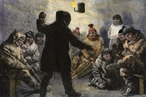 Canadian history Gallery: Netsilik Inuit entertainment