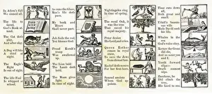 Reading Gallery: New England Primer page