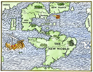 Africa Prints: New World geography according to a mapmaker of 1540