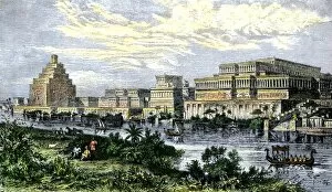 Nineveh on the Tigris, capital of ancient Assyria