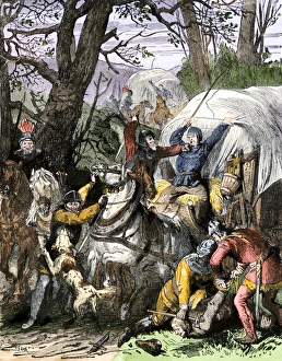 Crime Prints: Norman barons waylaying travelers in England in the late Middle Ages