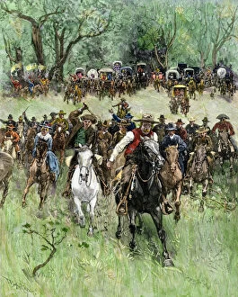 Prairie Gallery: Oklahoma Territory opened to settlers, 1891