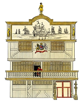Company Prints: Front of the old British East India House
