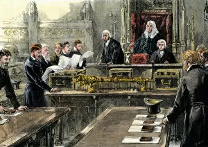 Legislature Gallery: Opening of Parliament, 1886