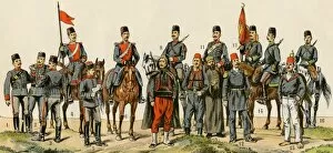 Asia Minor Gallery: Ottoman Turk soldiers, circa 1900