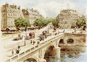 Trolley Gallery: Paris boulevards in the 1870s