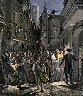 Protest Collection: Paris streets under mob rule during the French Revolution
