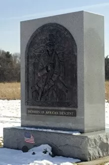 Black History Collection: Patriots of African descent memorial at Valley Forge
