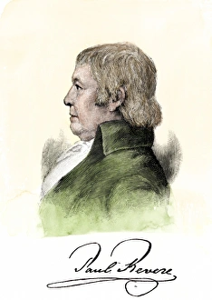 Paul Revere, with his autograph