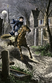 Paul Reveres ride to awaken the Minutemen of Lexington