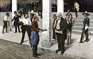 Chinese American Collection: Peddlers in San Francisco, 1850s