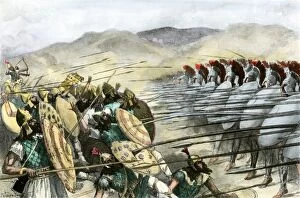 Warfare Collection: Persians defeated at the Battle of Platae, 479 B. C