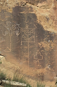Petroglyphs in Lobo Canyon, NM