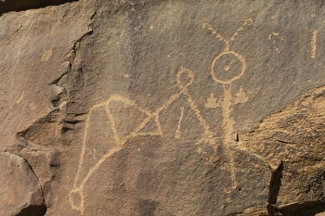 Petroglyphs in Lobo Canyon, NM
