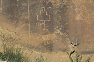 Petroglyphs in Lobo Canyon, NM