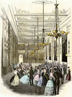 Women Collection: Philadelphia ball, 1800s