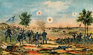 Civil War (US) Gallery: Picketts Charge, Battle of Gettysburg