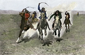 Gallop Prints: Plains Indians horse-racing, 1800s