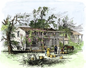 A plantation house in Georgia