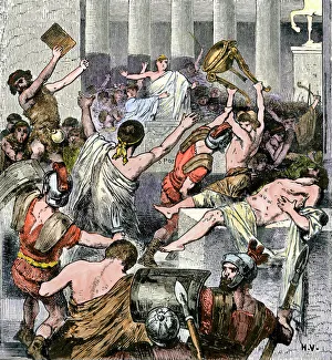 Ancient Civilization Gallery: Plebians revolt, ancient Rome