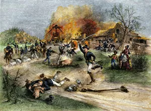Civil War (US) Gallery: Plundering a plantation during Shermans March to the Sea