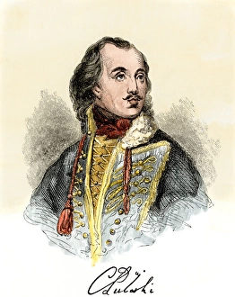 Polish Prints: Polish nobleman Casimir Pulaski