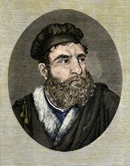 Merchant Prints: Portrait of Marco Polo