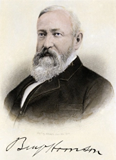 President Harrison Prints: US President Benjamin Harrison