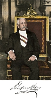 Latin America:Caribbean Collection: President Porfirio Diaz of Mexico