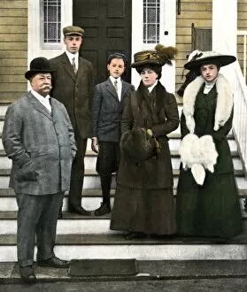 Wife Collection: President Taft and his family