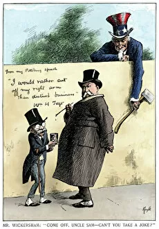 Politics Gallery: President Tafts antitrust policies cartooned, 1911
