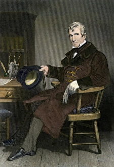 President Harrison Prints: President William Henry Harrison seated
