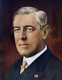 20th Century Collection: US President Woodrow Wilson