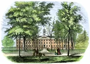 New Jersey Gallery: Princeton College, 1850s