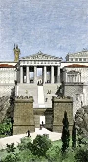 Ancient Athens Gallery: Propylaia, entrance to the Acropolis