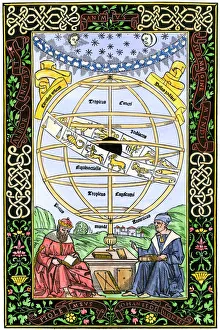 Ptolemys earth-centered cosmological system