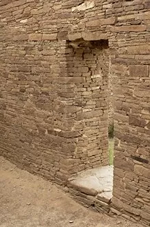 Puebloan Collection: Pueblo Bonito doorway, Chaco Canyon NM