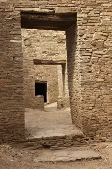 Archeological Site Gallery: Pueblo Bonito doorways, Chaco Canyon NM