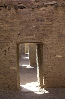 Images Dated 14th September 2007: Pueblo Bonito doorways, Chaco Canyon NM