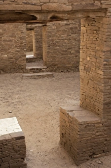 Images Dated 14th September 2007: Pueblo Bonito doorways, Chaco Canyon NM