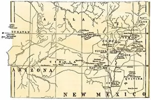 Pueblo Indian villages of the 1800s