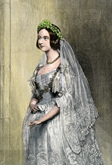 Veil Prints: Queen Victoria on her wedding day
