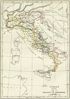 Images Dated 6th December 2011: Regions of Italy in the Roman Empire