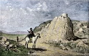 Remington Collection: Register Rock on the Oregon Trail in Idaho