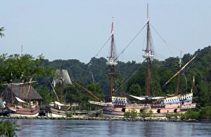 James River Gallery: Replicas of colonial Jamestown ships