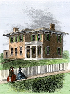 Us President Prints: Residence of Ulysses S. Grant in Galena